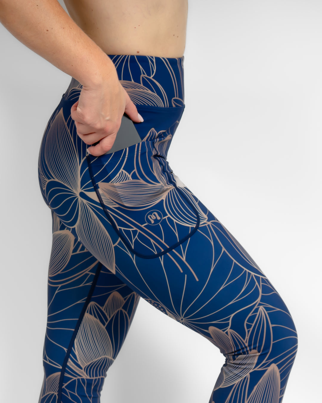 Aya Sapphire Winter Leggings