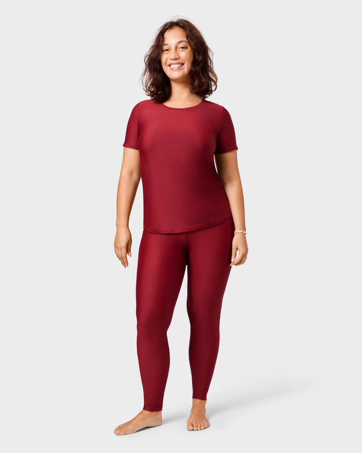 Bordeaux Leggings