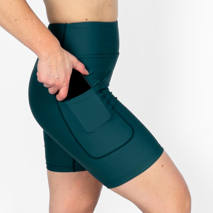 Deep Teal Shorts