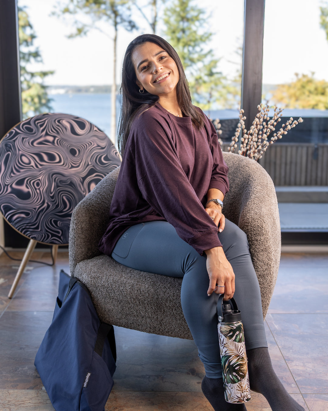 Signature Dusty Blue Leggings