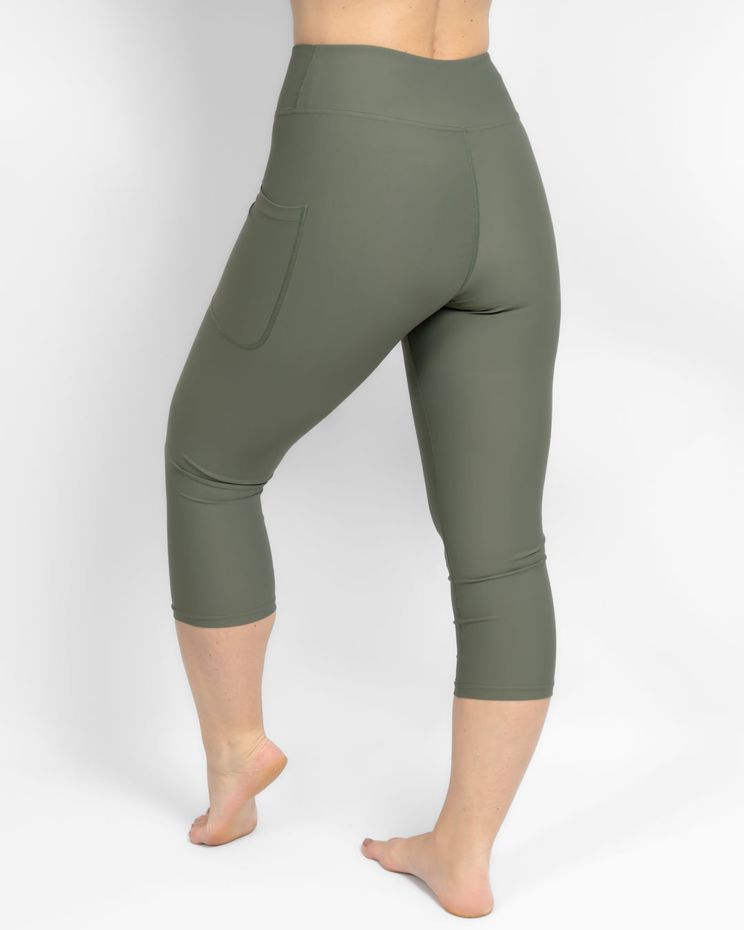 Dusty Green Capri