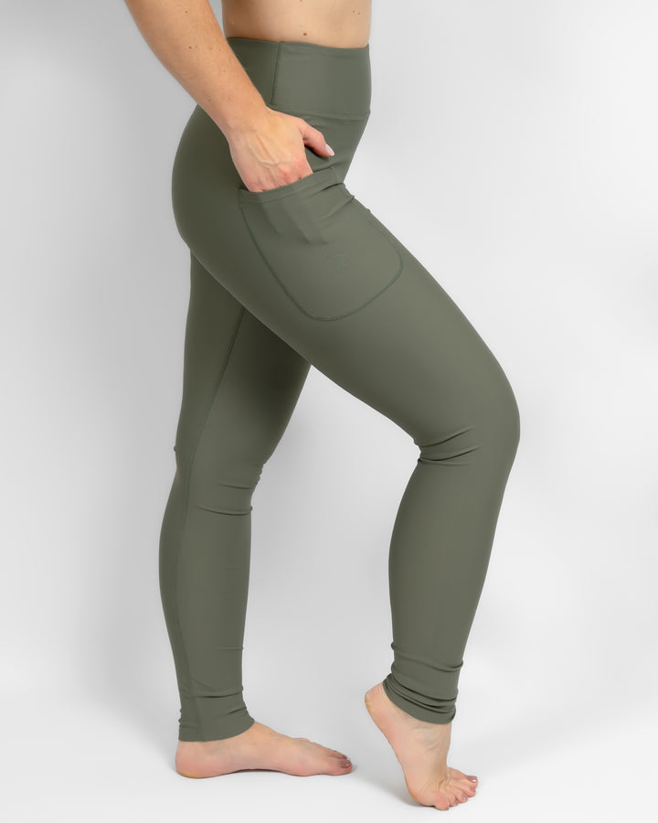 Dusty Green Leggings