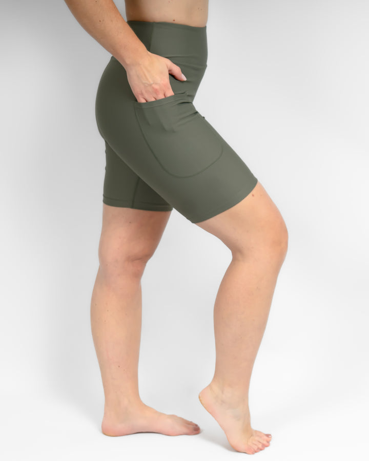 Dusty Green Shorts