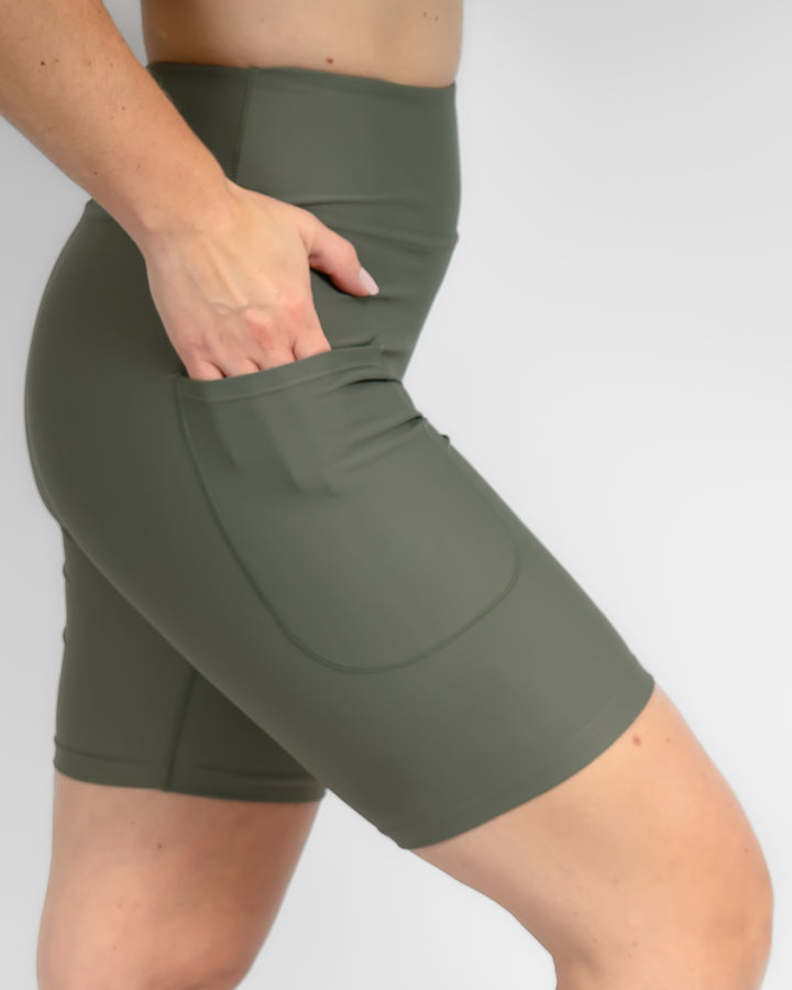 Dusty Green Shorts
