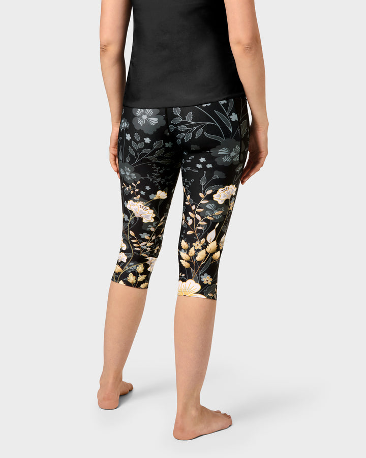 Elegant Floral Capri