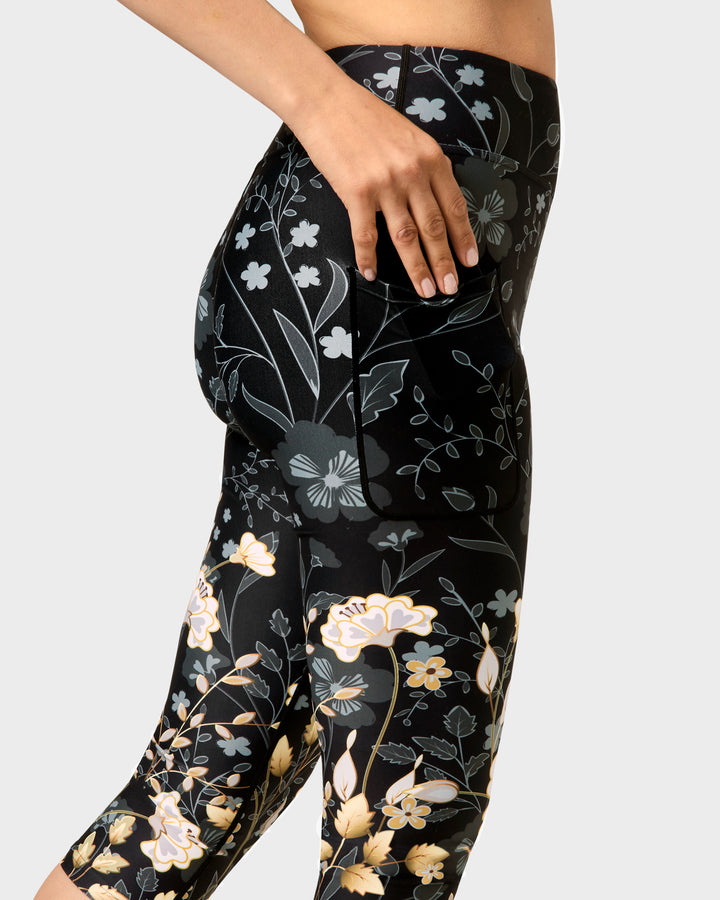 Elegant Floral Capri