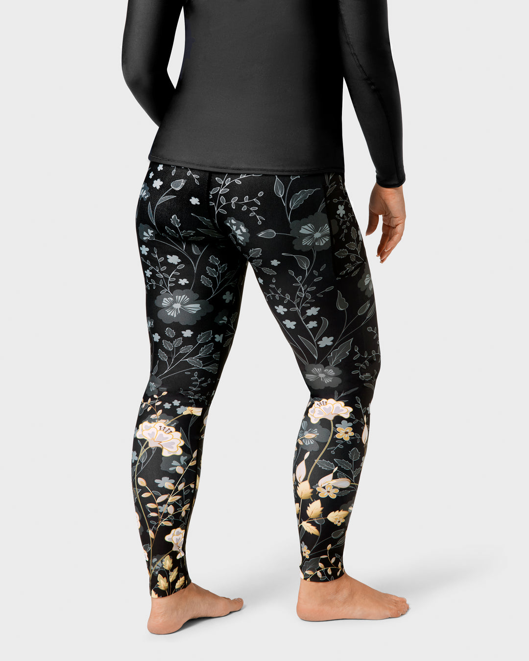 Elegant Floral Leggings