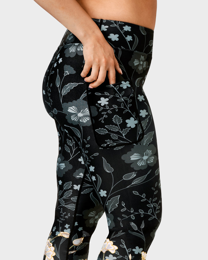 Elegant Floral Leggings