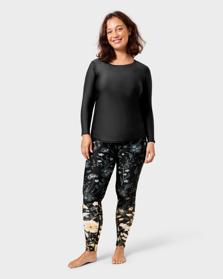 Elegant Floral Leggings