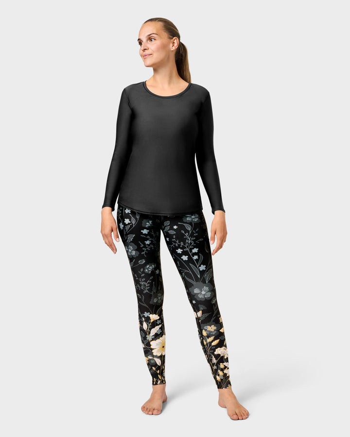 Elegant Floral Leggings