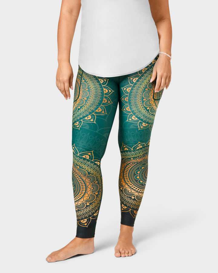 Emerald Mandala Leggings