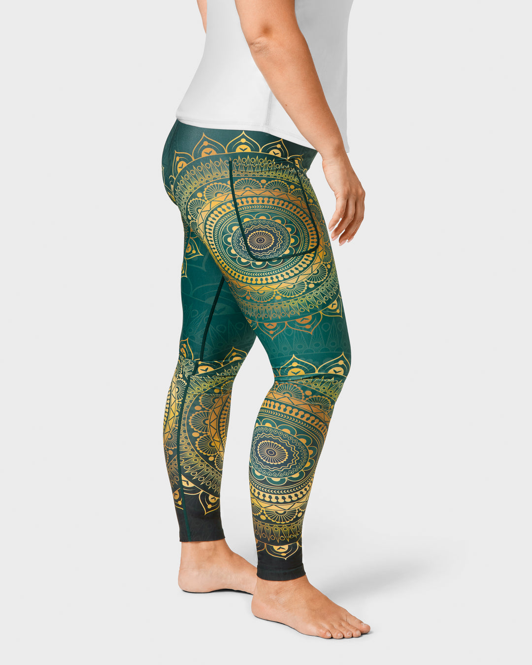 Emerald Mandala Leggings