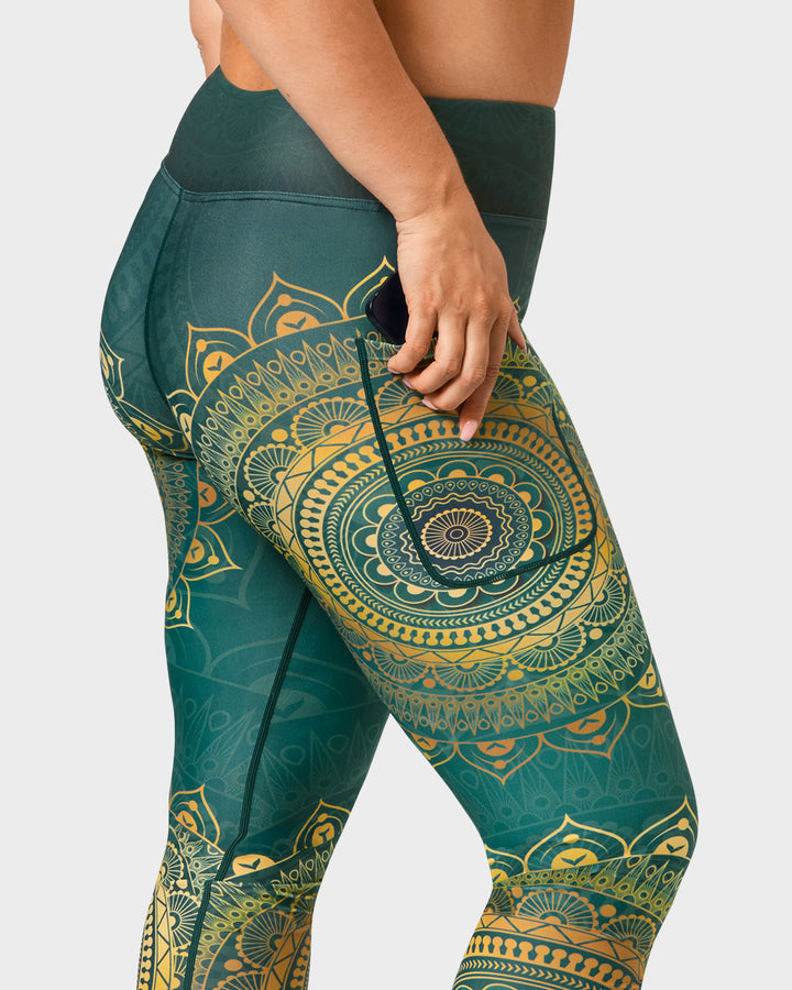 Emerald Mandala Leggings