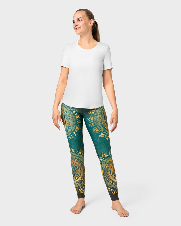 Emerald Mandala Leggings