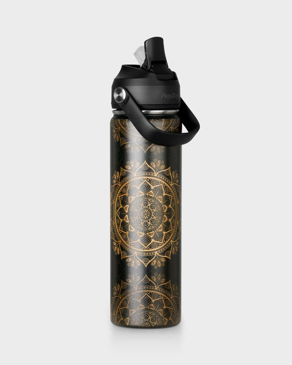 Luna Golden Mandala Water Bottle  650 ml