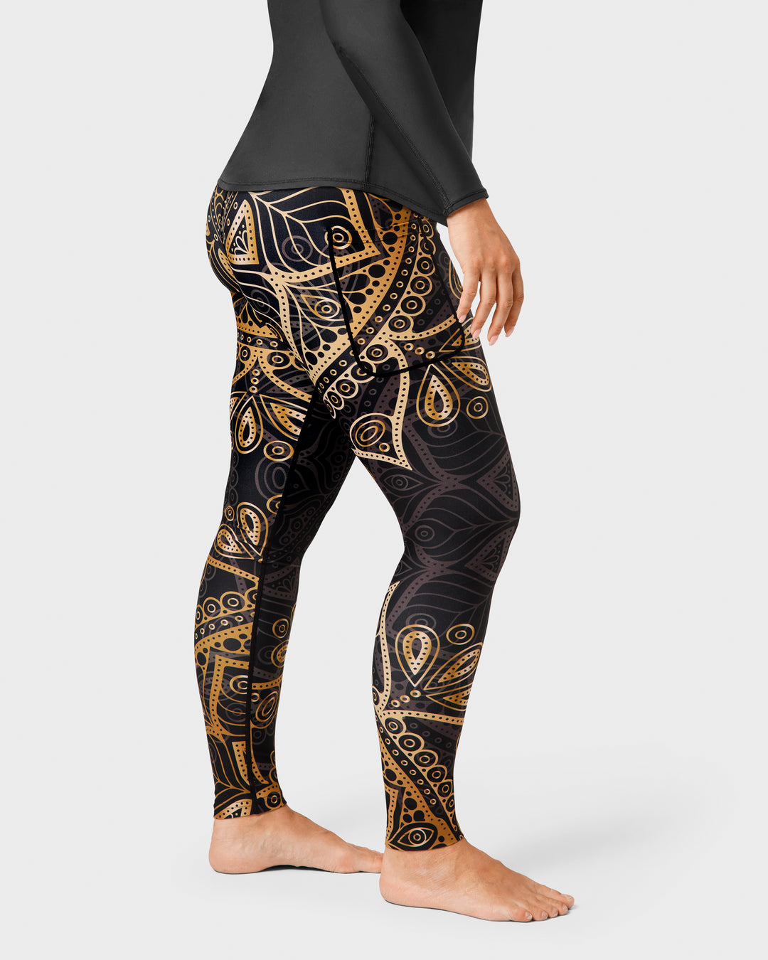 Golden Mandala Leggings