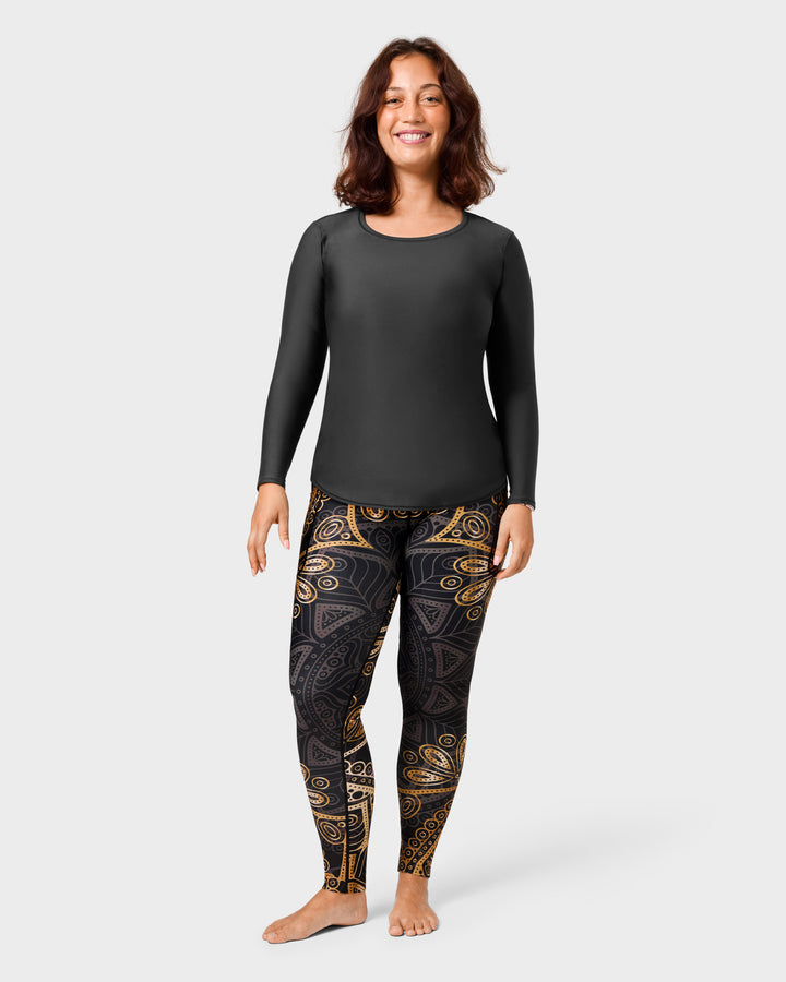 Golden Mandala Leggings