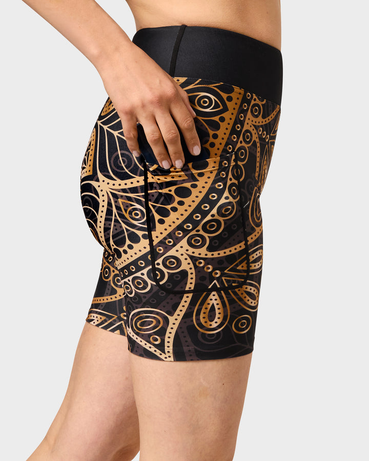 Golden Mandala Shorts