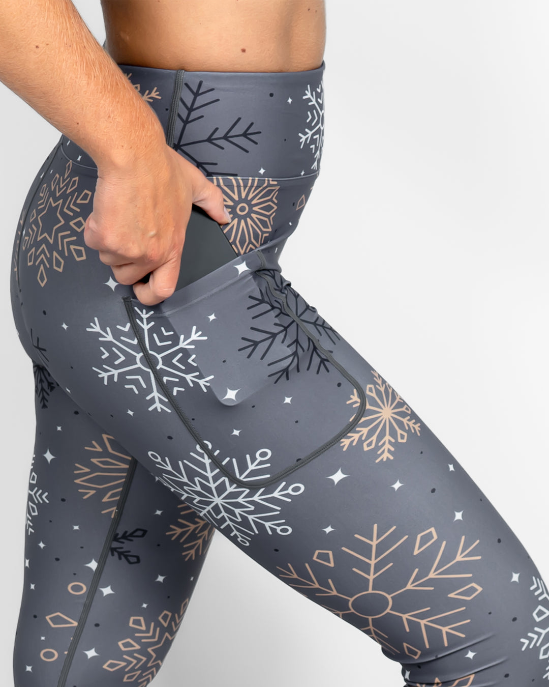 Signature Grey Snowflake Leggings