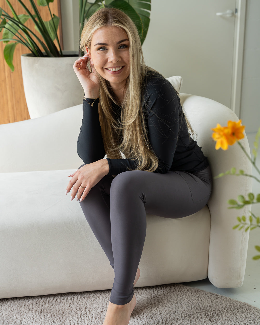 Gray Leggings