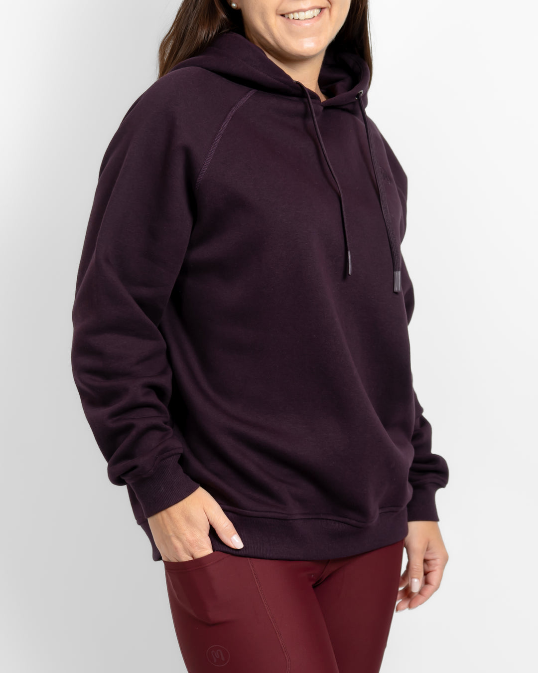 Ida Classic Deep Plum Hoodie