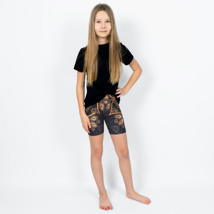 Golden Mandala Shorts – Kinder