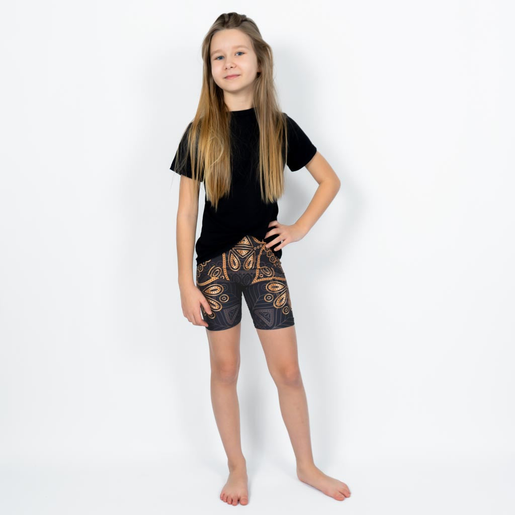 Golden Mandala Shorts – Kinder