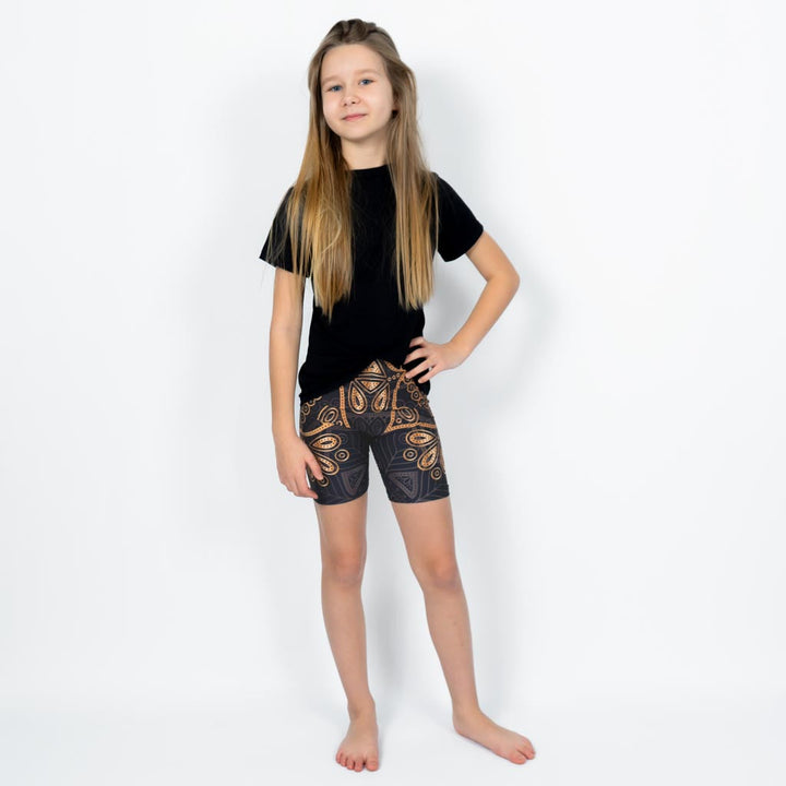 Golden Mandala Shorts – Kinder
