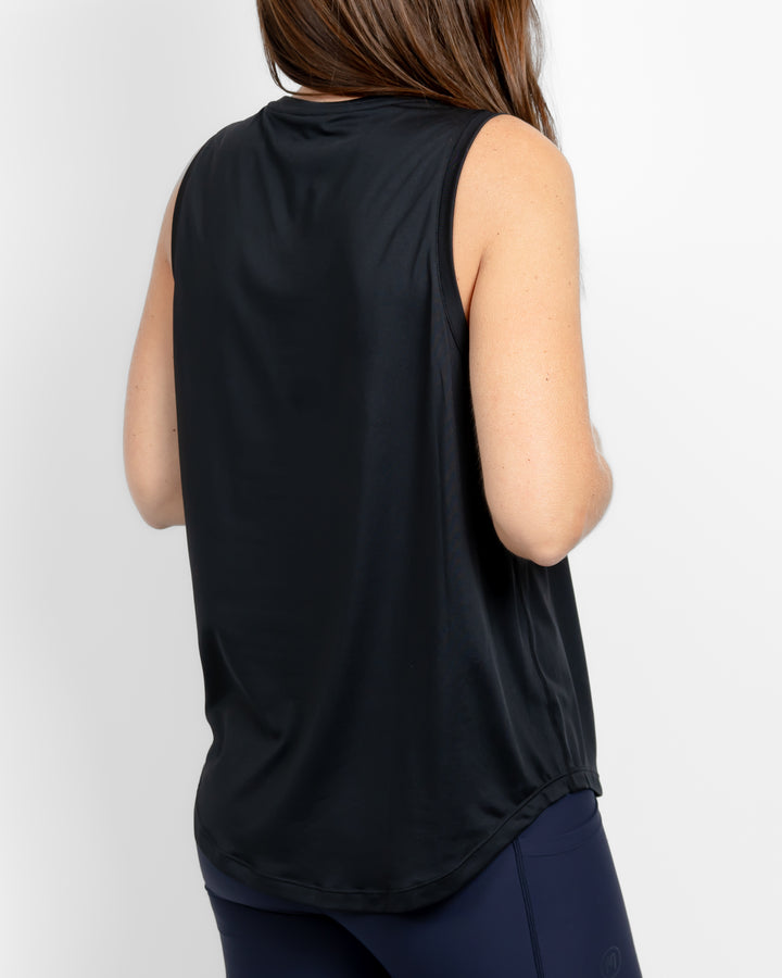 Lea Black Sports Top