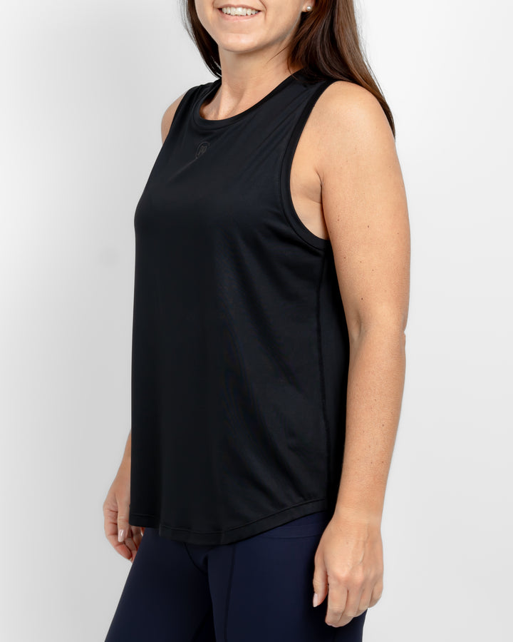 Lea Black Sports Top