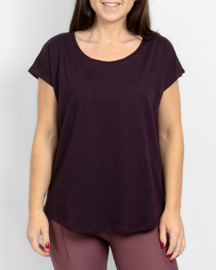 Marley Deep Plum T-Shirt