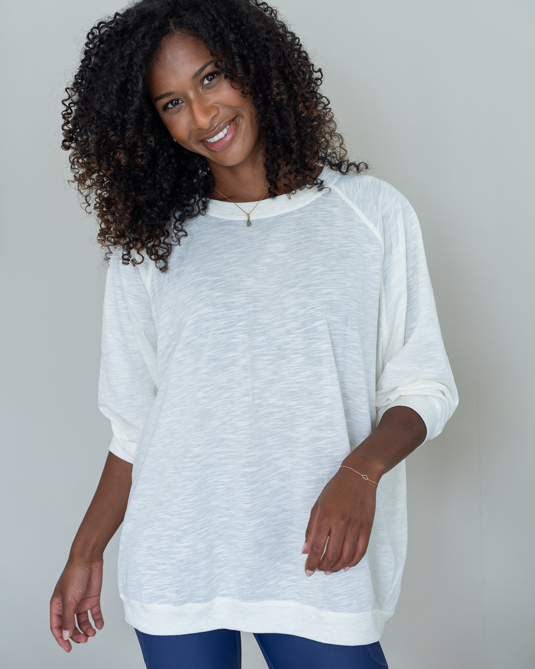 Marley Relaxed Off-White Shirt