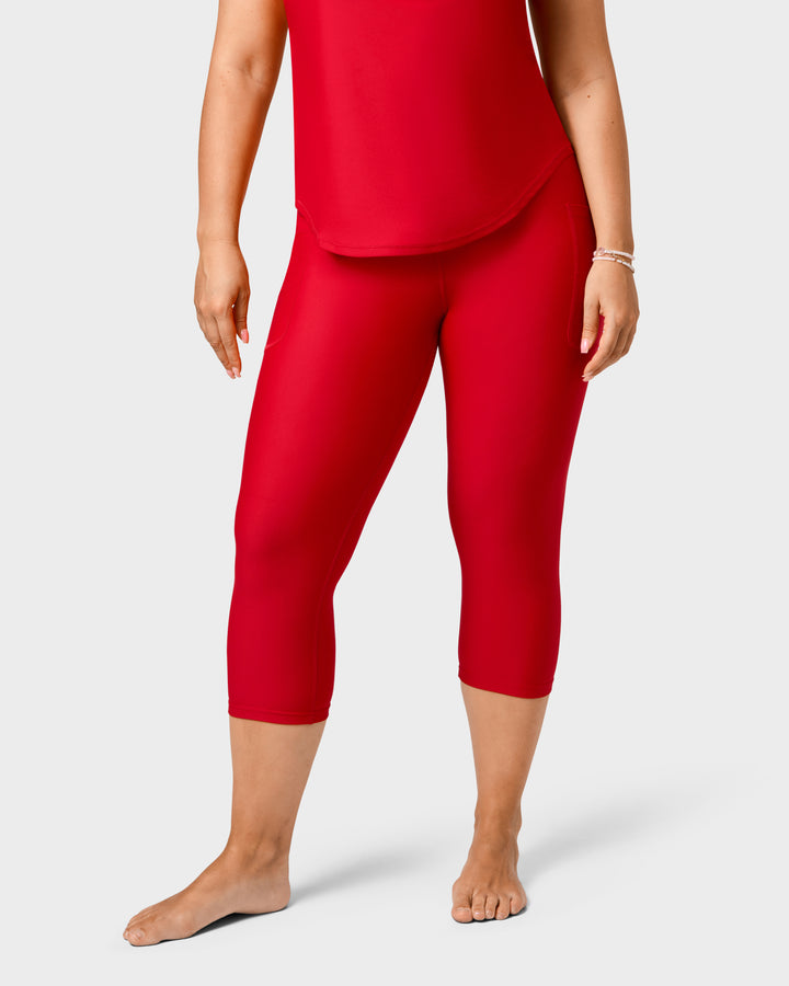 Maroon Capri