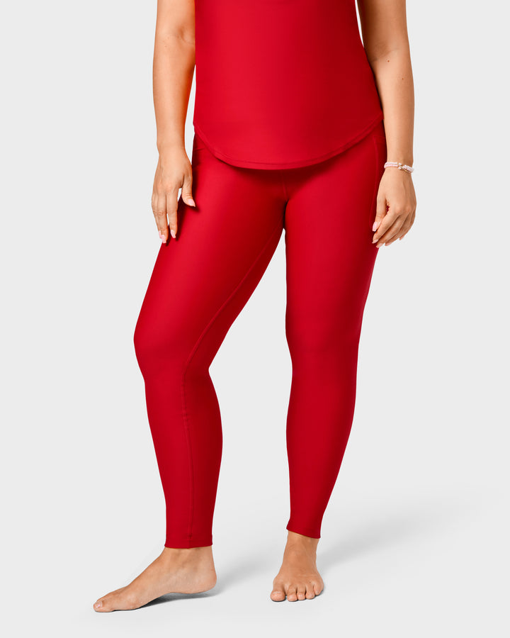 Maroon Leggings