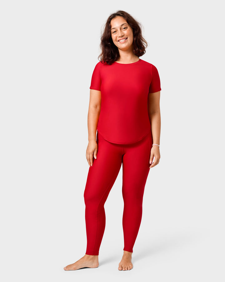 Maroon Leggings