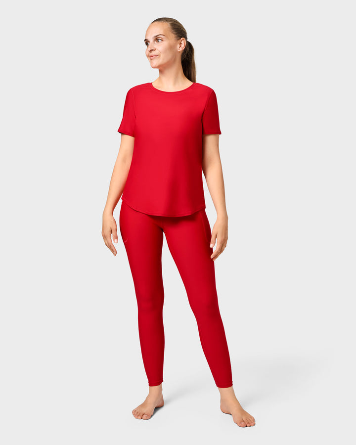 Maroon Leggings