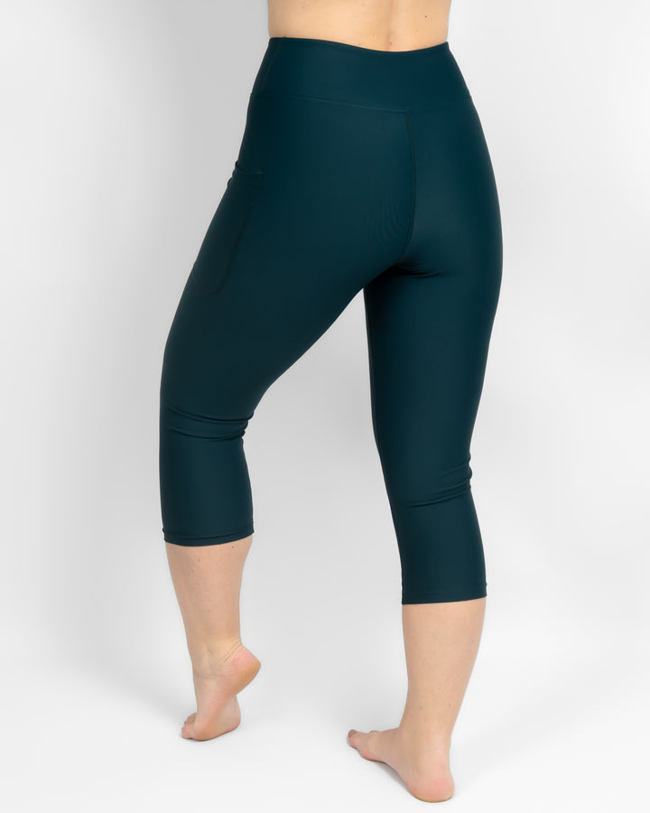 Midnight Teal Capri