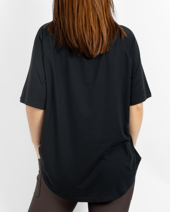 Mira Relaxed Black T-Shirt