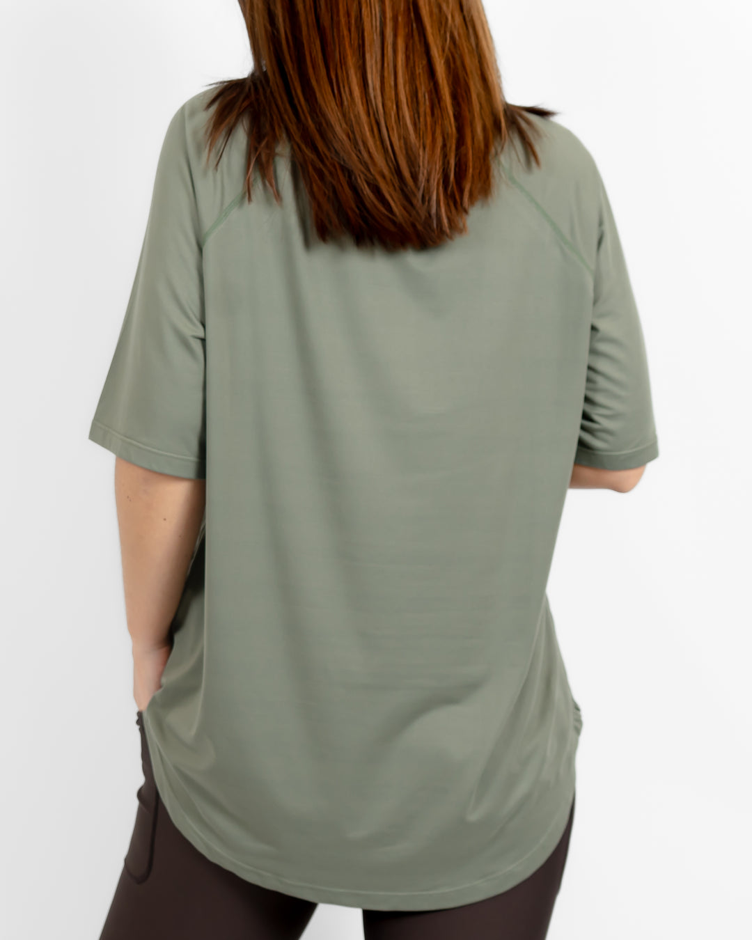 Mira Relaxed Dusty Green T-Shirt