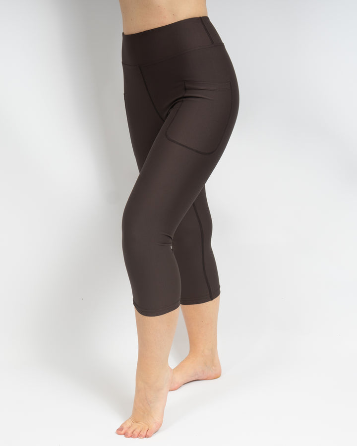 Mocha Brown Capri