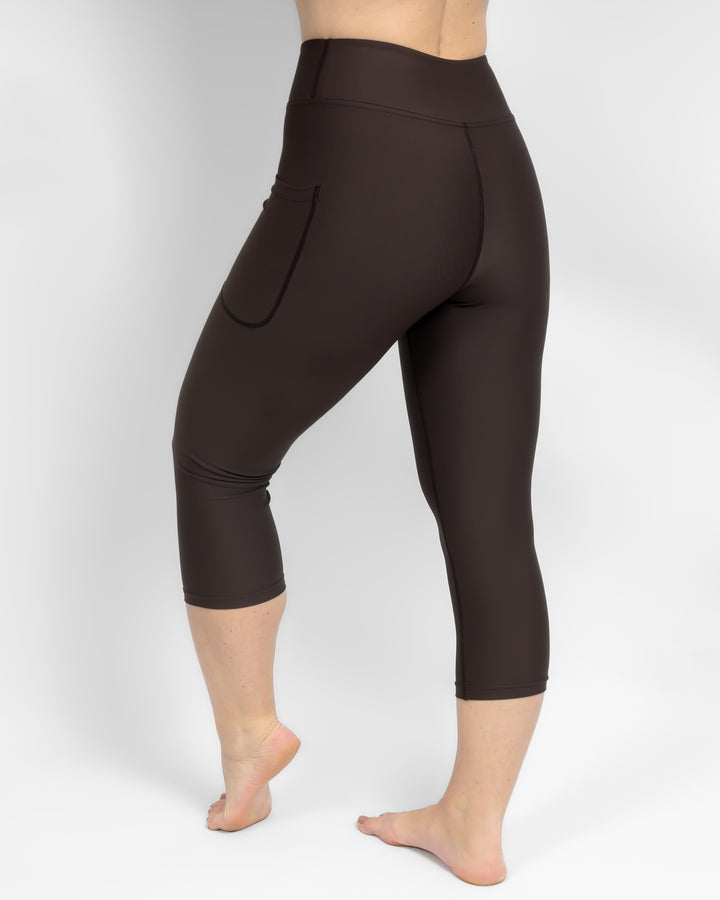 Mocha Brown Capri