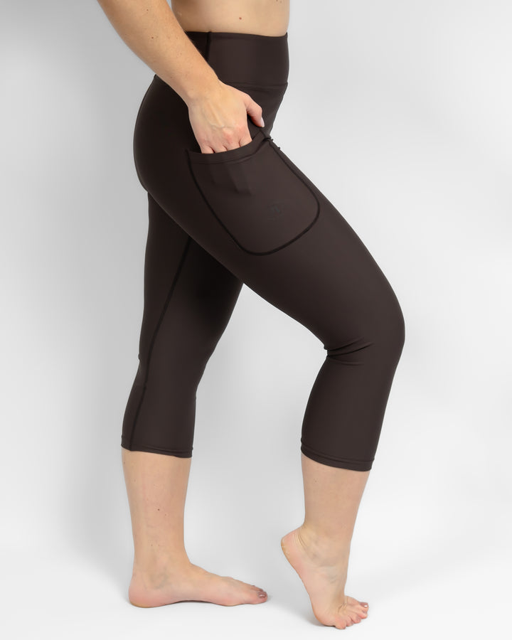 Mocha Brown Capri