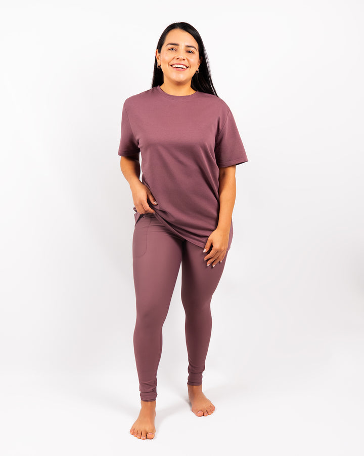 Naomi Everyday Dusty Rose Long T-Shirt