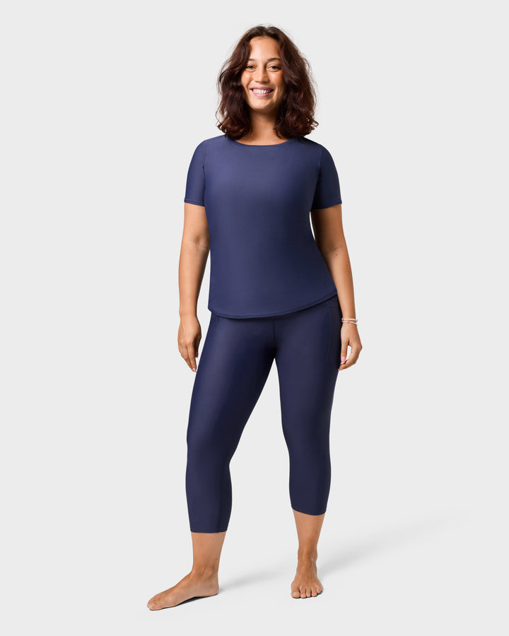 Navy Capri
