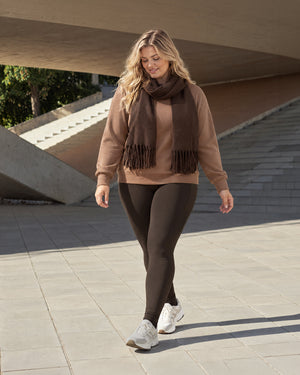 Paige Mocha Brown Scarf