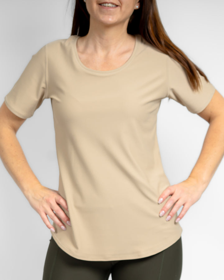 Vigga Beige T-Shirt