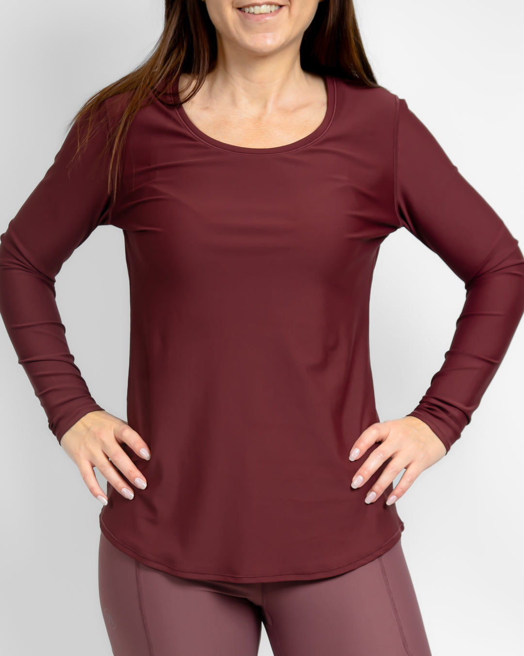 Vigga Deep Bordeaux Long-Sleeve