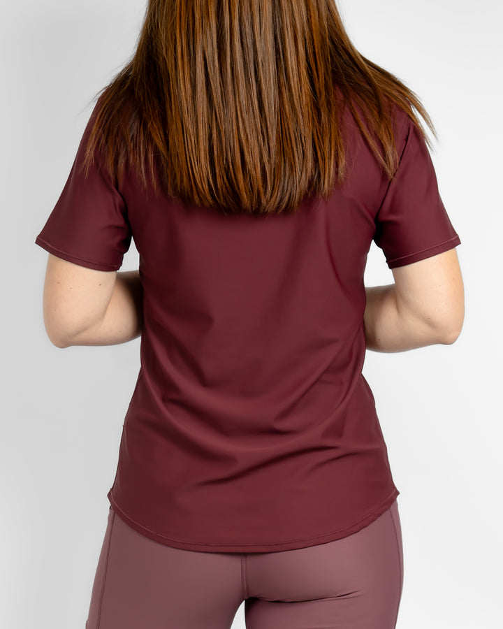 Vigga Deep Bordeaux T-Shirt