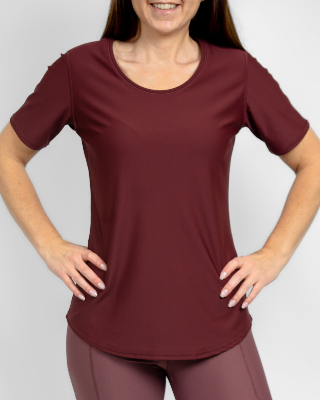 Vigga Deep Bordeaux T-Shirt
