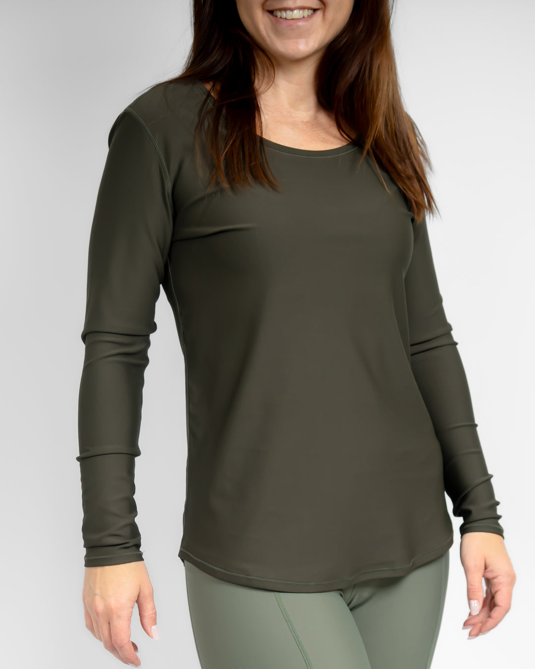 Vigga Deep Olive Long-Sleeve